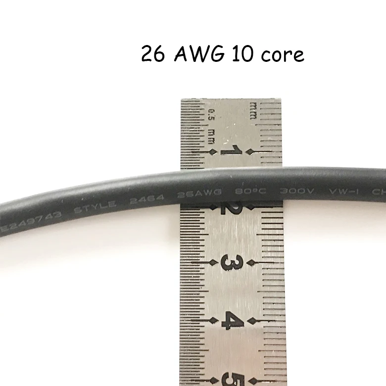 50m 26AWG 2core 3core 4core 5core 6core 7core 8 core компьютерный провод UL2464 канал аудио линия сигнальный кабель Электрический светодиодный кабель