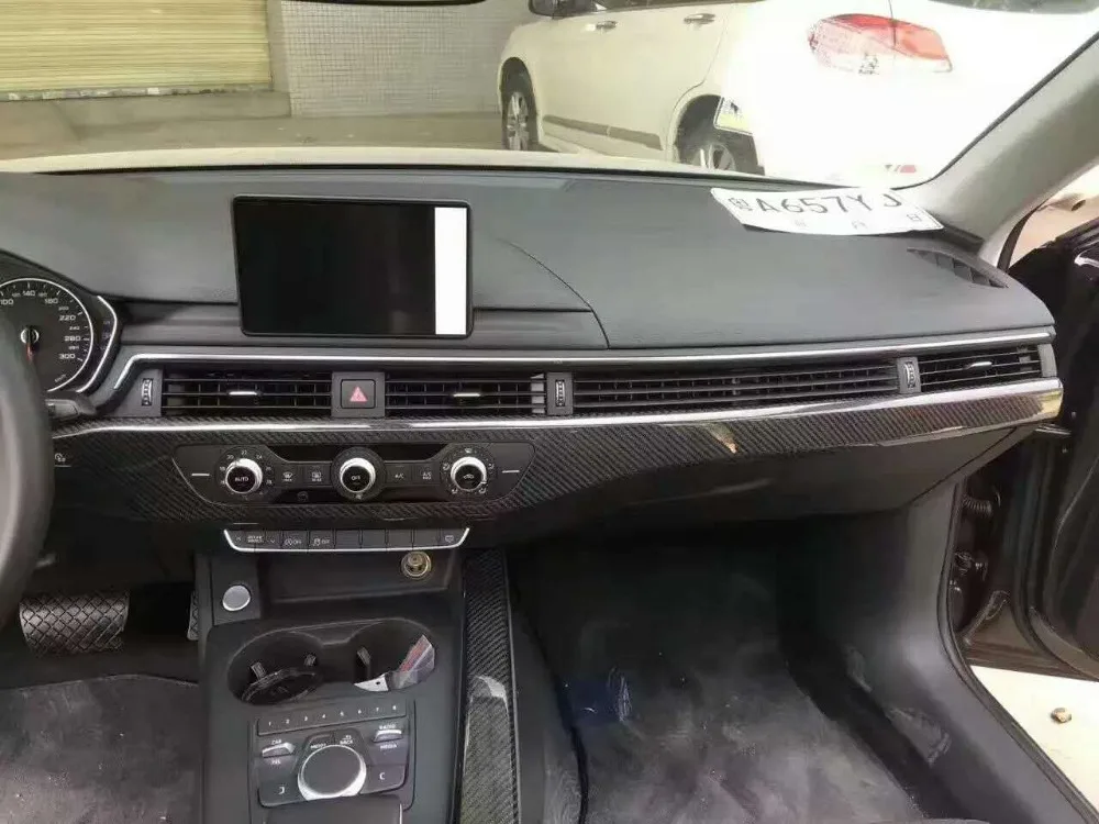 A4 внутренней отделки из углеродного волокна 7 шт./компл. для Audi A4