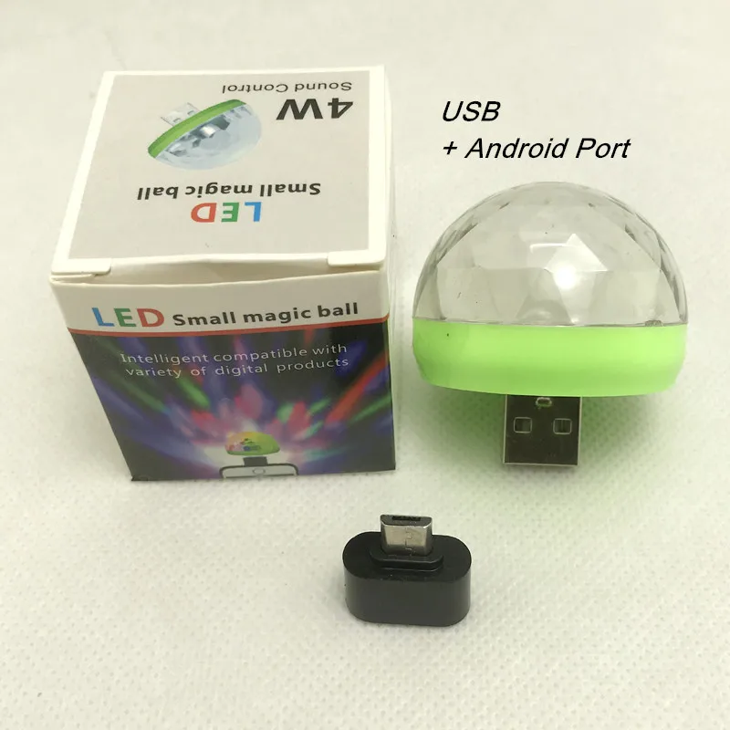 YIYANG инновационный осветительный прибор мини USB огни дискотеки RGB DC5V этапа для отдыха и вечеринок Новое поступление на год Рождественский диско бар украшения красочные светодиодные лампы