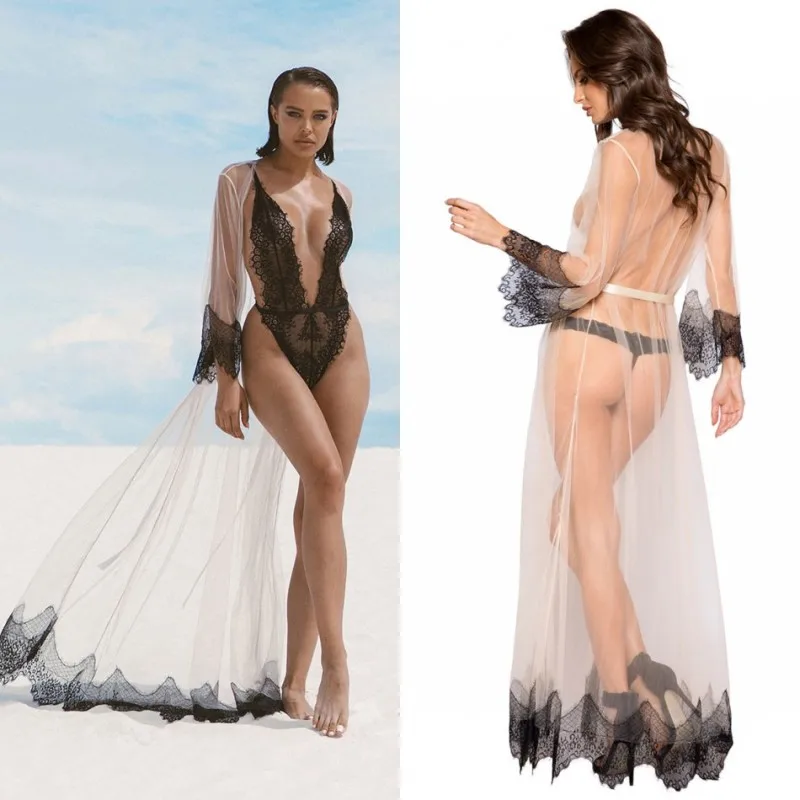 see through night robe