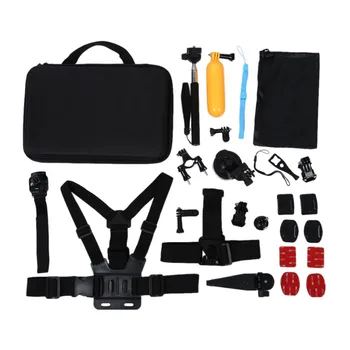 

24 in 1 Accessory Kit for GoPro Session Hero 4 3+ 3 2 1 Xiaomi Yi SJ4000 SJ5000 SJ6000 SJ7000 in Swimming Rowing Skiing