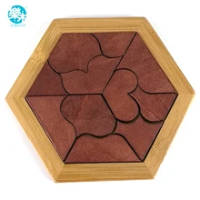 LogWOOD Детские деревянные игрушки-паззлы Tangram/Jigsaw Board деревянные геометрические формы P детские развивающие игрушки