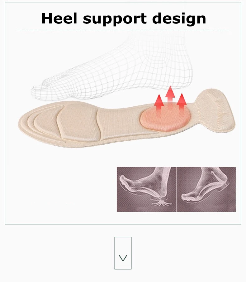 1 пара, стельки, вставки, задник, дышащие, противоскользящие, для обуви на высоком каблуке, женские стельки, вставки, амортизирующие колодки ND2