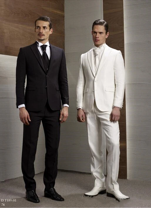 

2019 New Arrival High Quality Fashion Best Man Suit Slim Fit Men's Wedding Suits Male Custom Made Groom Tuxedos 3 Pieces