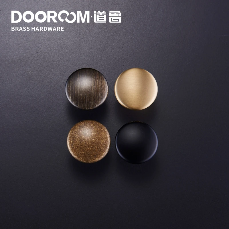 

Dooroom Brass Furniture Handles Simple American Wardrobe Dresser Cupboard Cabinet Door Drawer Shoe Box Pulls Pastoral Knobs