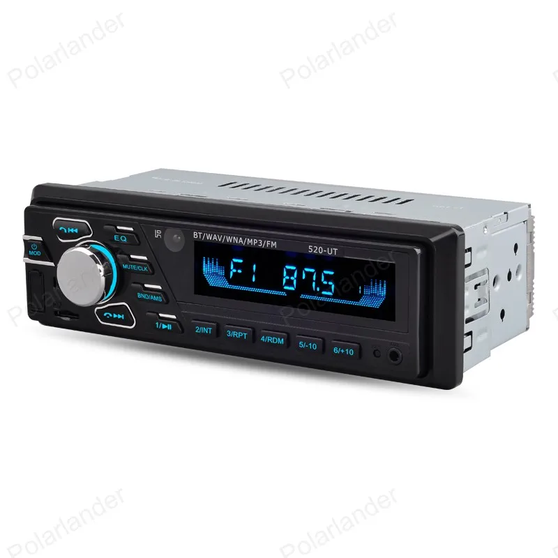 

Autoradio FM radio cassette player USB 1 Din Oversea Warehouse Car radio MP3 Player 12V Bluetooth 7 Colors LED Display