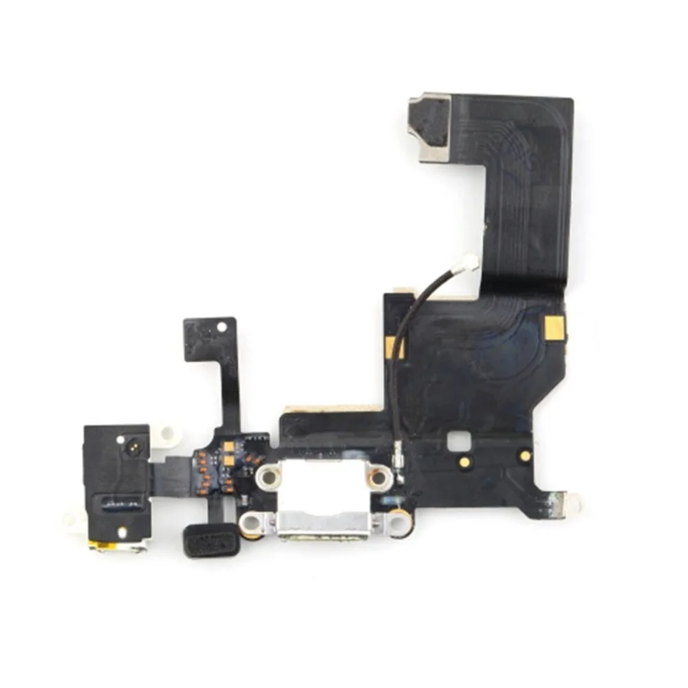

Charger Charging Port Dock USB Connector Data flex Cable Connector For iphone 5 5G Ribbon Replacement Parts Black/White