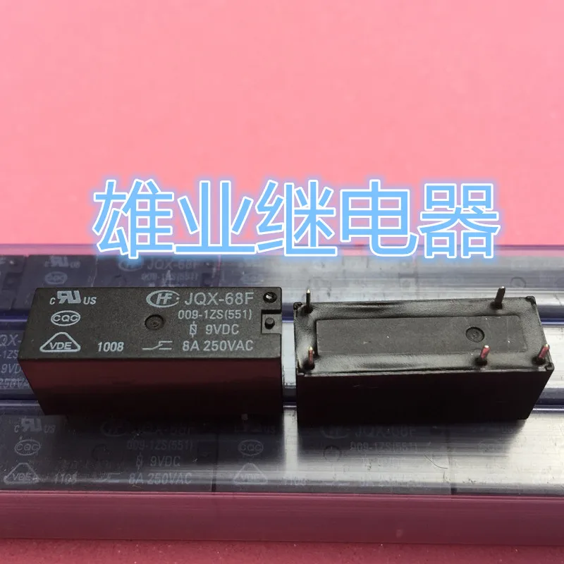 

JQX-68F JQX-68F-9VDC JQX-68F-009-1ZS 9V 8A