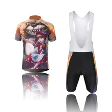 XINTOWN детский велосипед Джерси нагрудник шорты наборы pro дети Велоспорт Джерси одежда мультфильм девушки мальчик велосипед Джерси наборы