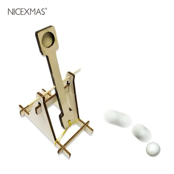 

DIY Assembly Trebuchet Educational Experiment Intelligence Teaching Scientific Small Invention Toy Catapult Vehicle