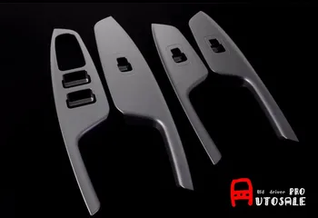

For Kia Optima K5 2016 2017 ABS Plastic Interior Door Handle Holder Window Lift Switch Cover Trim 4pcs