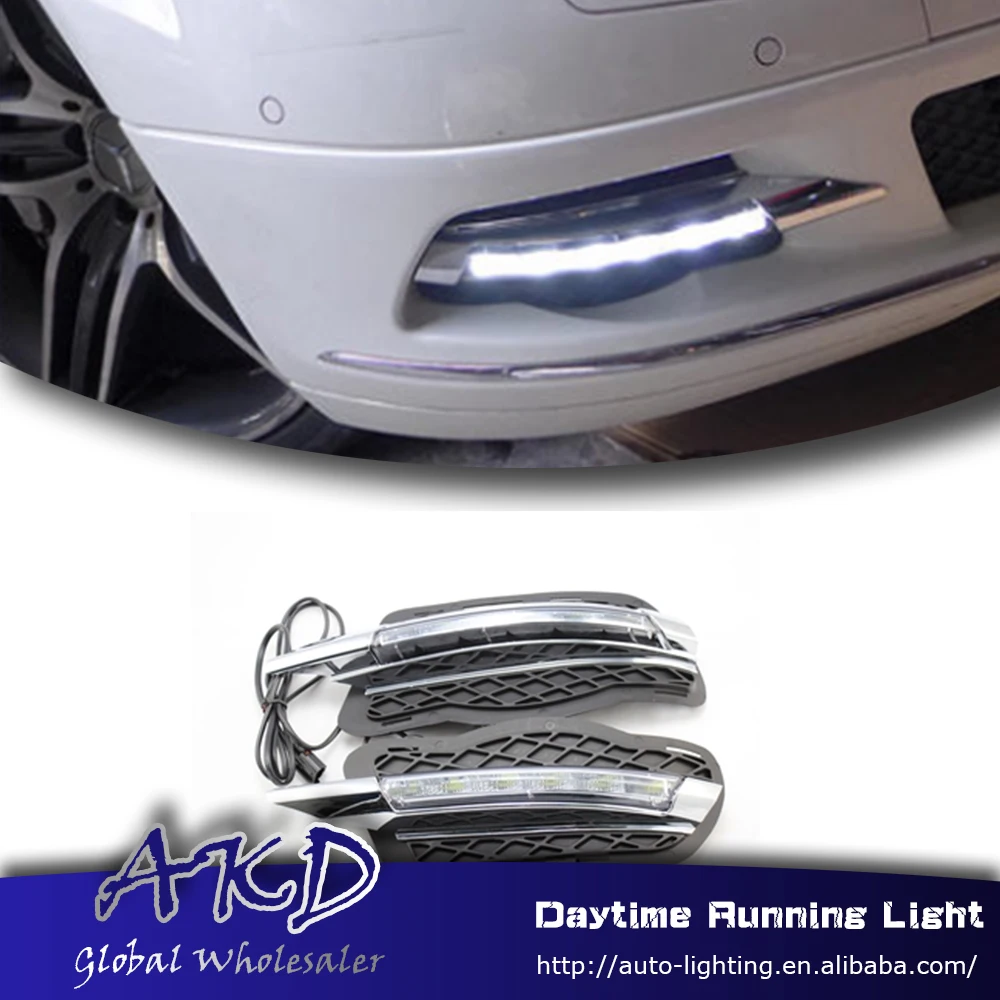 

Car Styling Daytime Running Light for BENZ W204 2008-2010 C200 C260 C300 LED DRL Fog Light Front Lamp Automobile Accessories