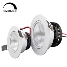 Hot sale 5w 7w 10w cob led downlight dimmable recessed lamp home led epistar spot led kitchen 110v 220v