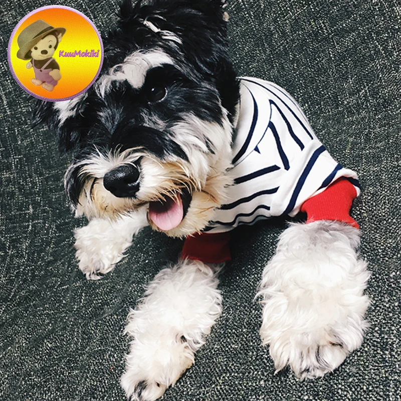 Новые поступления два цвета домашних животных Футболка Щенок футболка S Одежда с принтом в виде собак Pet пальто Vestidos собаки жилет жилеты