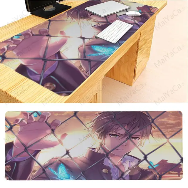 MaiYaCa Hot Sales Anime Boy Comfort Mouse Mat Gaming Lockedge Mousepad