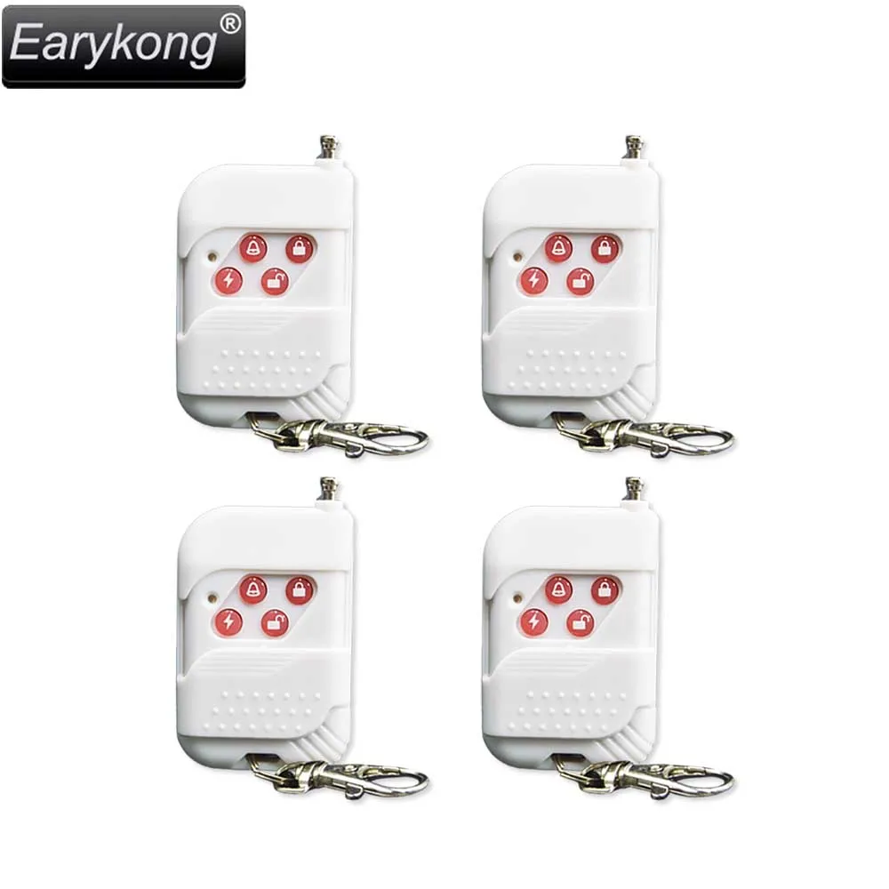 Free shipping New High quality GSM font b alarm b font system for 433mhz 4pcs White