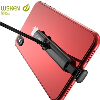 

WSKEN USB Cable for iPhone Charger USB Type C Micro USB Cable Charging Wire for Samsung S10 S9 Huawei Xiaomi USB C Game Cable