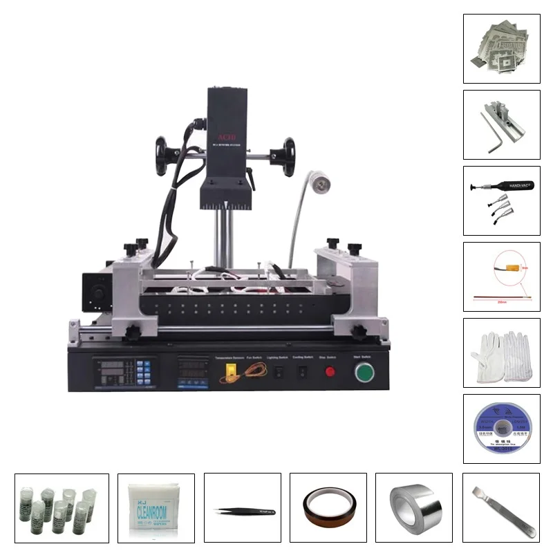 ACHI IR PRO SC infrared BGA Soldering Rework Station with 119pcs direct heating stencils bga reballing kits ACHI IR PRO SC infrared BGA Soldering Rework Station with 119pcs direct heating stencils bga reballing kits