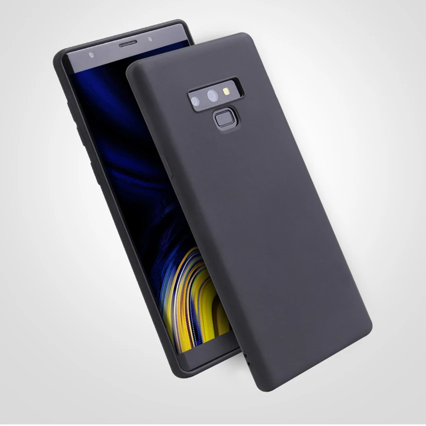 Phone Case for Samsung Galaxy S8 S9 Plus Note8 Note9 A5 A6 A7 A8 2018 J7duo Cell Case Shell Protection Black Mobile Phone Cover (4)