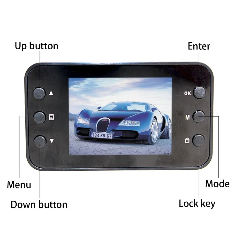 

2018 K6000 Car DVR 1080P Full HD Video Recorder Dashboard Camera LED Night Vision Video Registrator Dashcam Support TF Card