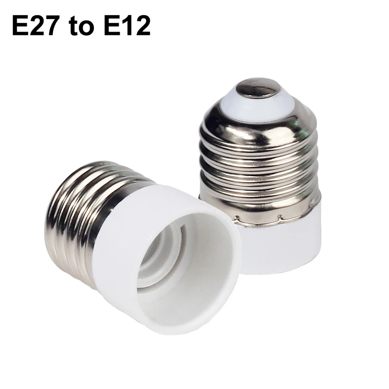 Ламповый конвертер E27 штекер на E12 E14 E40 B22 MR16 G9 GU10 гнездо лампы Основание удлинителя адаптера - Цвет: E27 to E12