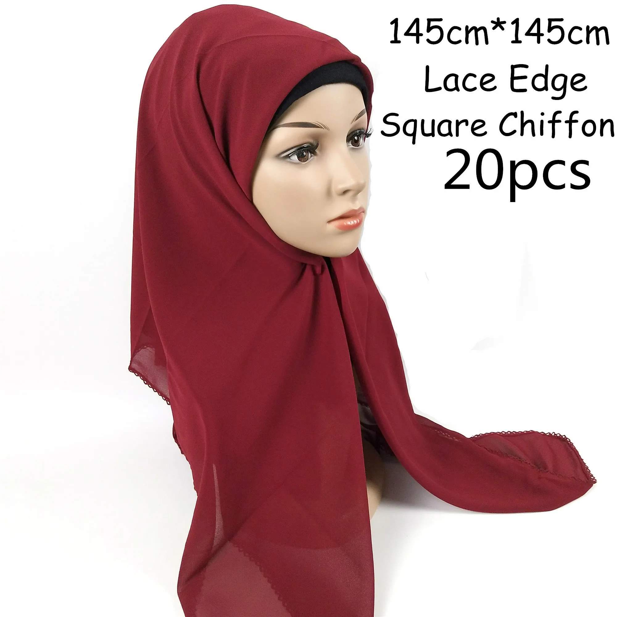 lace edge hijab