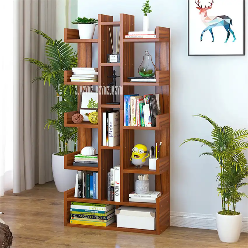 Sg271546 Land Creative Bookcase Simple Modern Students Bedroom Simple Bookshelf Economy Display Cabinet Living Room Storage Rack