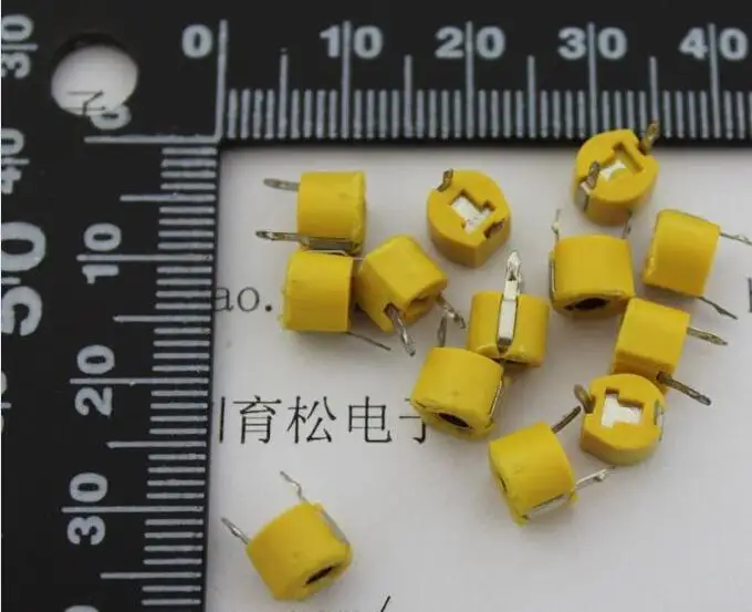 

20PCS/LOT 40P adjustable capacitance trimmer variable capacitor plastic 6mm JML06-1-40P
