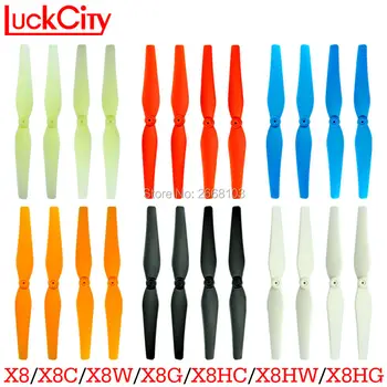 

7 Color Propeller Spare Parts SYMA X8 X8C X8W X8HC X8HW X8HG Part Quadcopter RC Drone Main Blades Plastic Accessories Helicopter