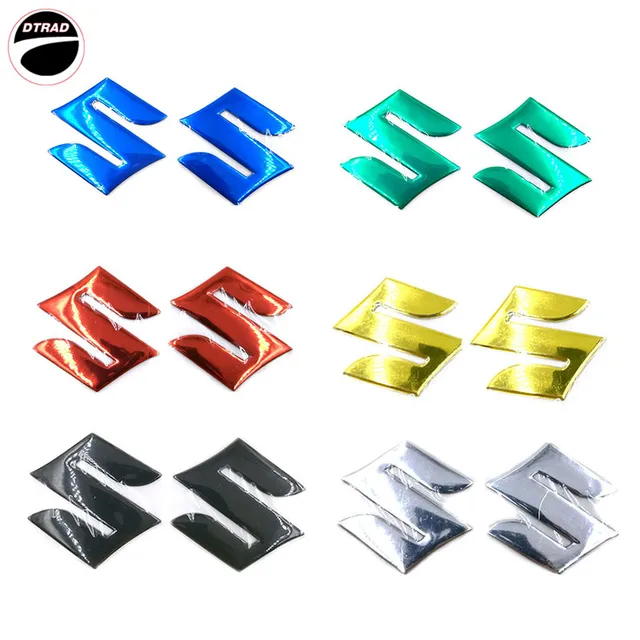 2PCS Motorcycle 3D Stickers Logo Badge For Suzuki Gsxr Decals K1 K3 K4 K5 K6 K7