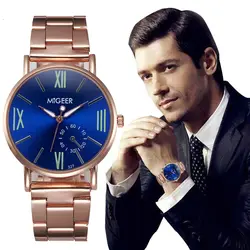 Лидирующий бренд роскошные часы Для мужчин часы Для женщин часы моды Нержавеющая сталь кварцевые Для мужчин часы Relogio Masculino Reloj Hombre
