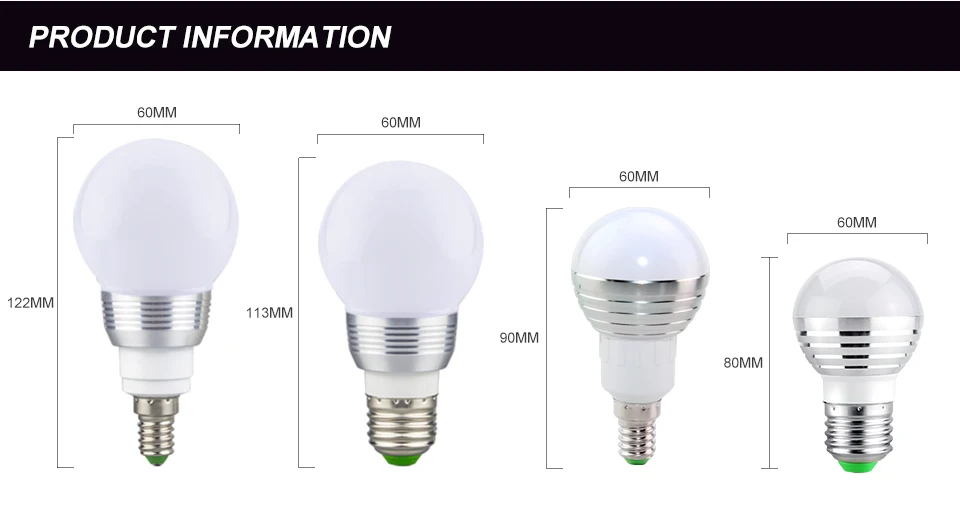 RGB Led Lamp Bulb  (2)