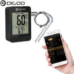 Digoo DG FT2203 Smart Bluetoorh светодио дный Дисплей барбекю Кухонный Термометр металлические зонды приложение Функция для мяса барбекю гриль