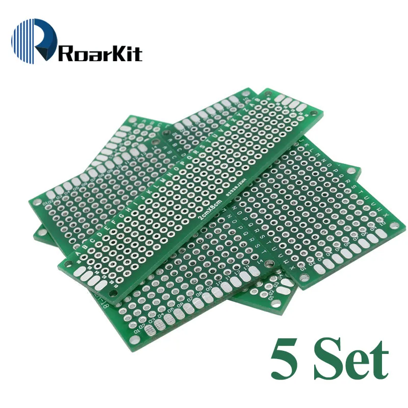 Двухсторонняя медная плата для Arduino 20 шт. 5x7 4x6 3x7 2x8 см|prototype pcb universal board|prototype pcbboard for