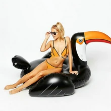 176x133cm plastic swimming pool toys bird swim ring pools adult kids baby intex large inflatable animal swimming pools