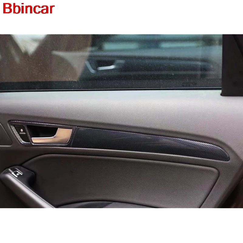 Bbincar ABS de plástico de fibra de carbono para Audi Q5 2013-2016 engranaje delantero Shif Panel Frame 4 puerta Trim partes interiores Bbincar ABS de plástico de fibra de carbono para Audi Q5 2013-2016 engranaje delantero Shif Panel Frame 4 puerta Trim partes interiores