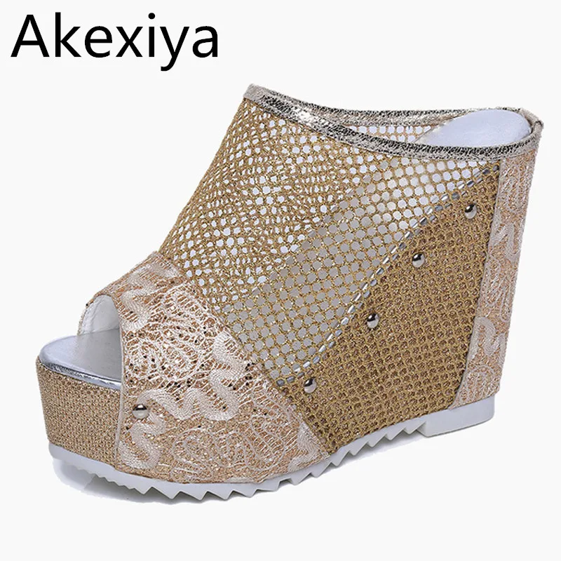 silver gladiator wedge sandals