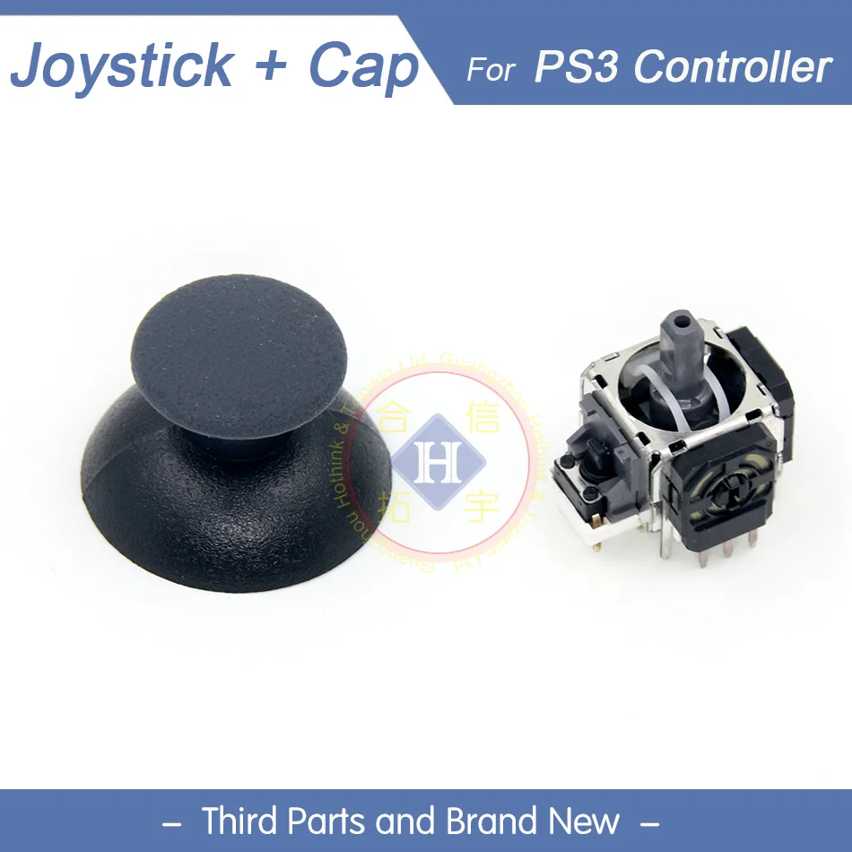 Sostituzione Alps 3D Analog Joystick Axis Sensor 3 Pin Con Tappo Levetta Per Playstation 3 Controller Ps3 Parte Di Riparazione