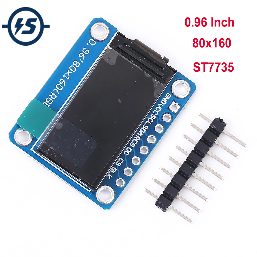 0 96 дюймовый IPS экран OLED дисплей модуль 80x160 точечный SPI ST7735 для Arduino|Интегральные