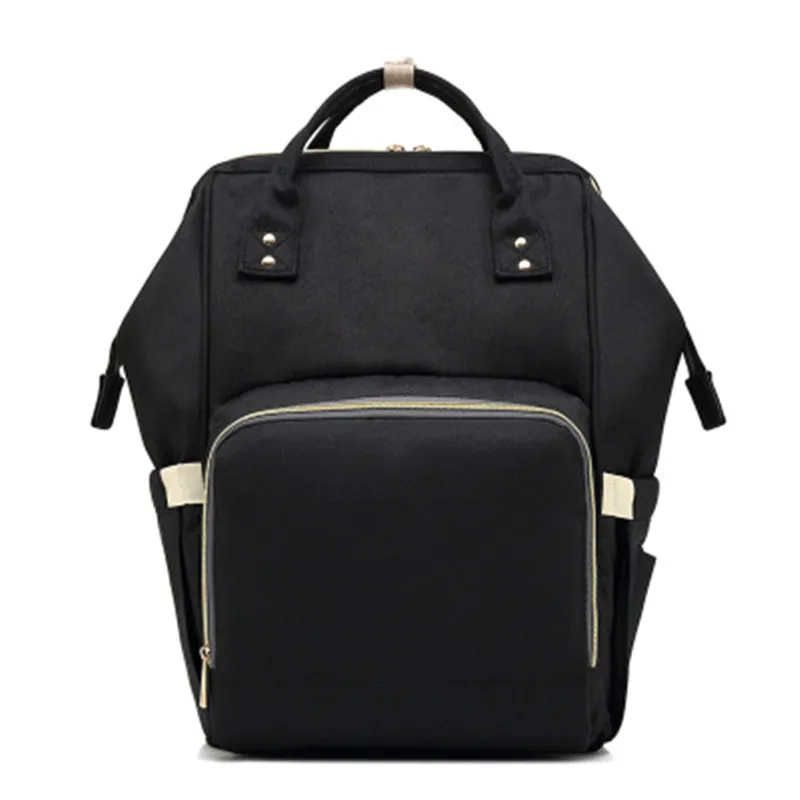 

Baby Canvas+Oxford Diaper Bags Kid Travel Convenient Canvas+Oxford Backpack Bag Toddler Multifunction Large Capacity Nursing Bag
