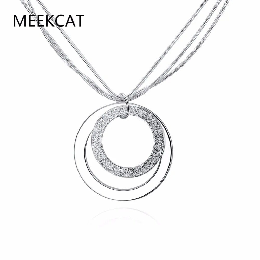 

Choker Hollow Ball Pendants Neckless Multi Chocker Suspension Collier Round Circles Necklace&Pendant Women Jewellery MEEKCAT