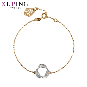 

Xuping Fashion Elegant Design Bracelets Charm Style Bracelets for Women Girls Imitation Jewelry Gift for Christmas 71719