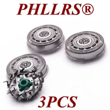 Комплект из 3 предметов, sh90 Сменное бритвенное лезвие режущая головка для Электробритва Philips sh70 s7000 s9000 S9911 S9731 S9711 S9511 S9522 S9111 S9031