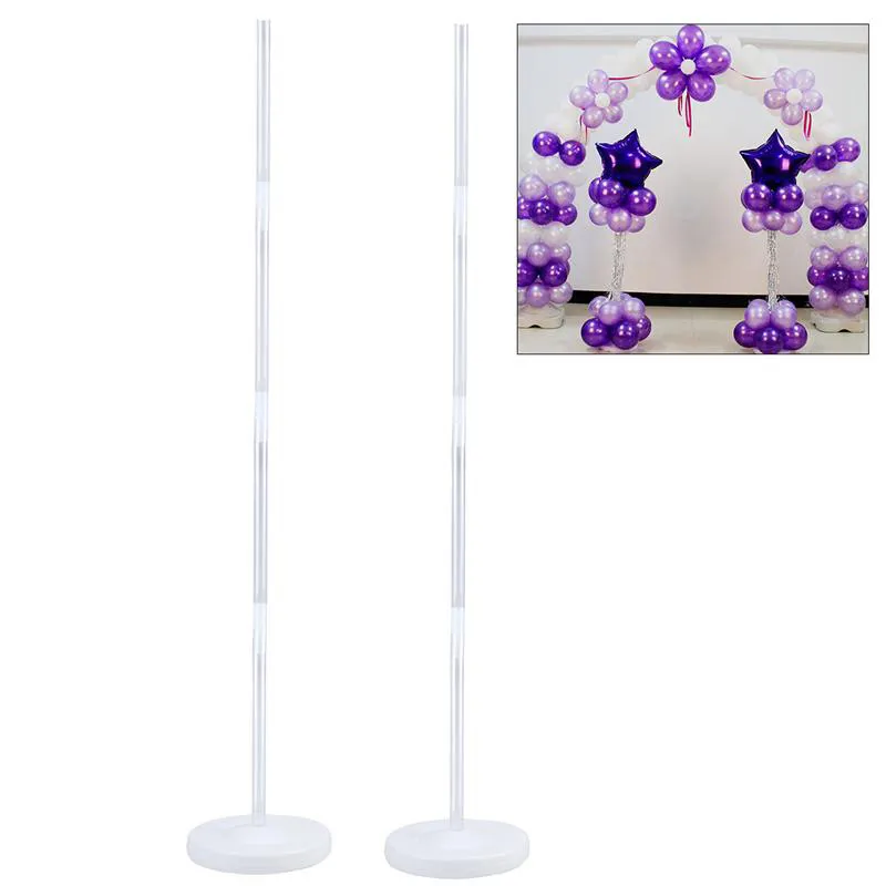  Direct sales Balloon Column Stand Kits Balloon Stick Pole + Arch Stand Frame Base for Wedding Birth