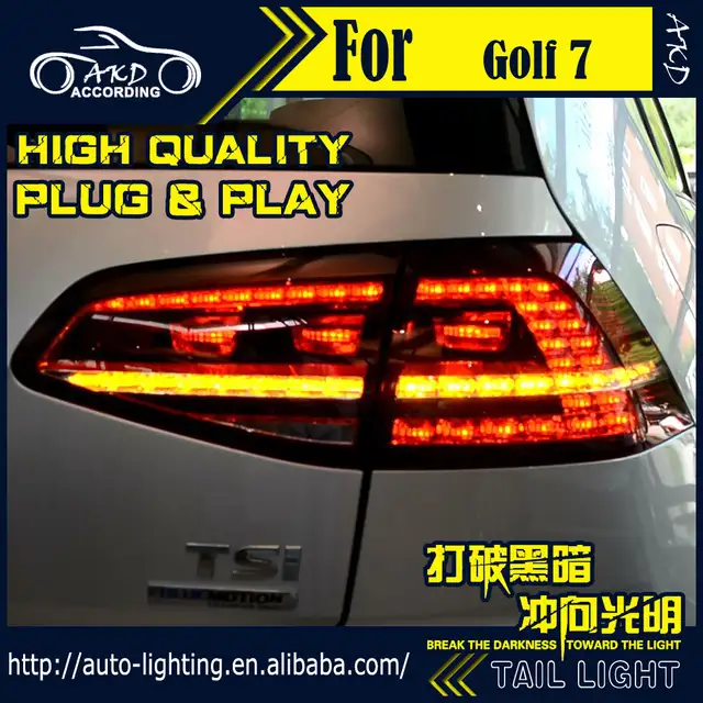 Golf 7 led stop lambaları