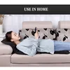 Heated Back Massage Seat For Car Home Office Heat Vibrate Cushion Back Neck Massage Chair For Relaxation 4