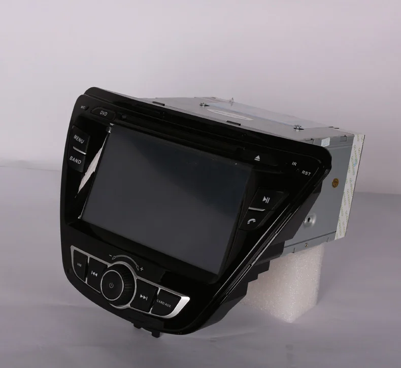 Discount 7inch double din android 9.0 car dvd player for hyundai ELANTRA AVANTE 2014 2015 car audio player GPS navigation wifi 4g 2