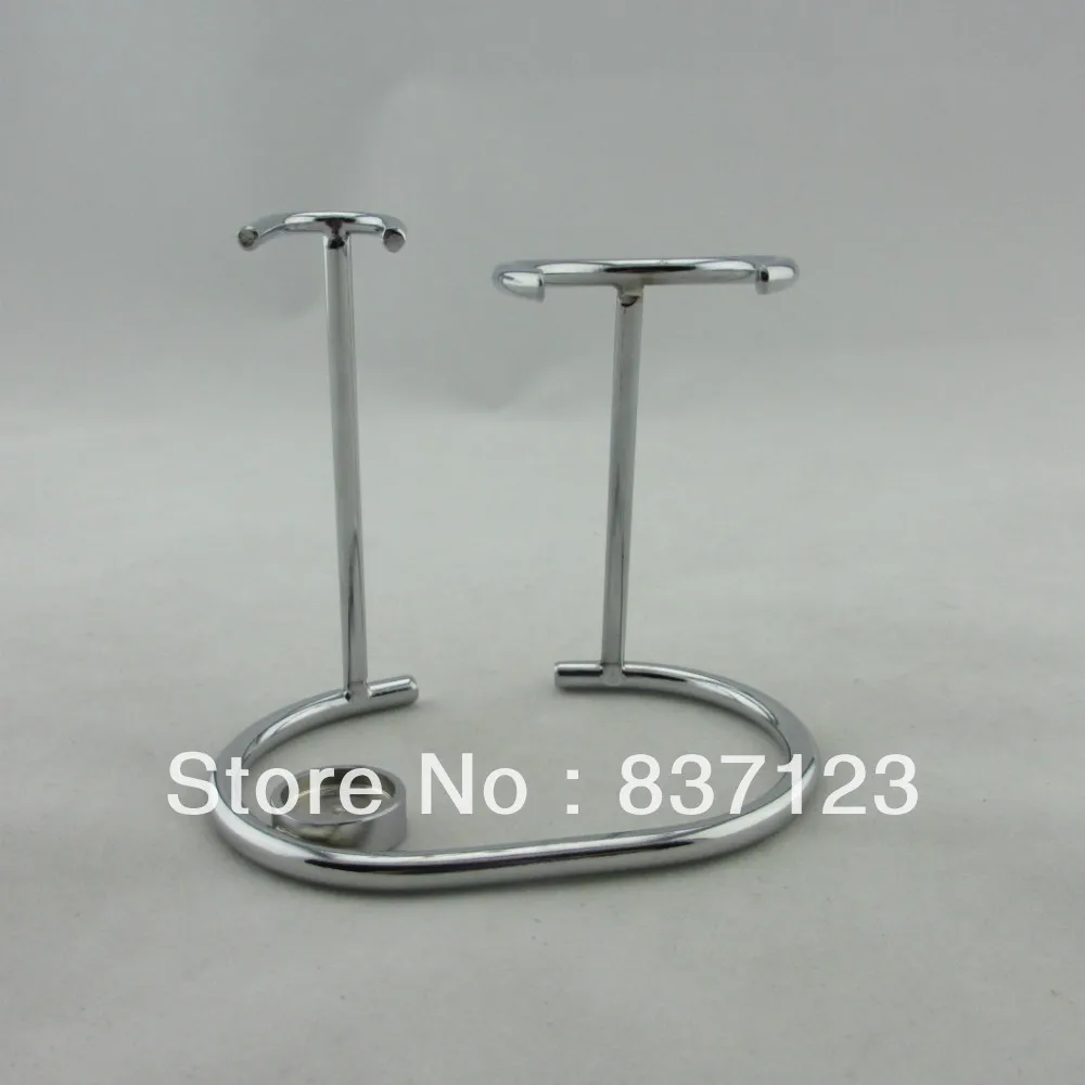 Metal shaving brush and Razor stand/ holder,shaving setbrushed nickel