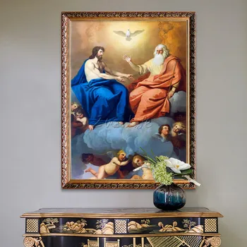 

Home Decor Jesus Christ Painting Jesus Save Us Art Decor Painting Print Giclee Art Print On Canvas Ready to Frame 1