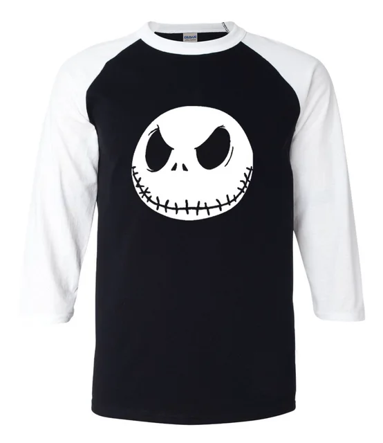 2017 summer men t shirt nightmare before christmas jack skellington 2017 summer men t shirt nightmare before christmas jack skellington 3 4 sleeve tshirt cotton